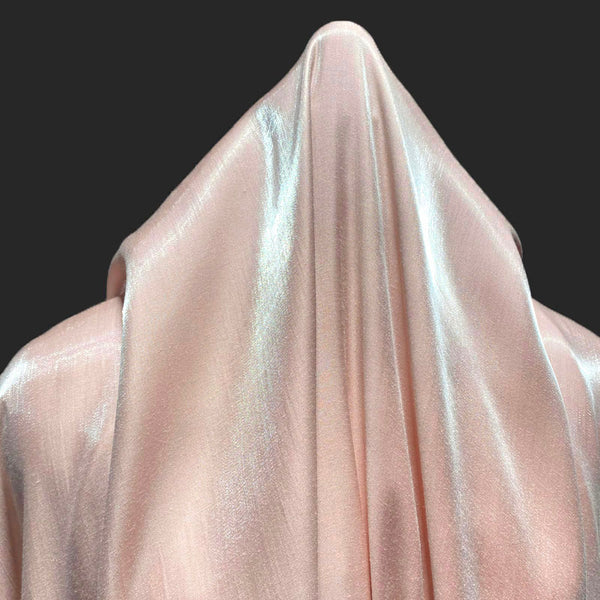 Iridescent Gradient Satin - Metallic Two Tone Glossy Textile