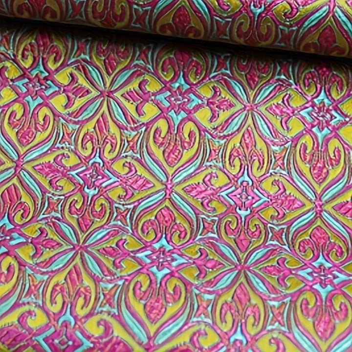 Traditional Nigerian brocade fabric for fashion and décor