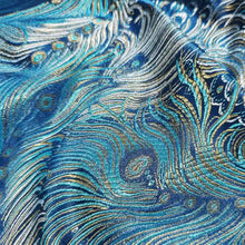 Jacquard Brocade Fabric - Phoenix Feather Pattern