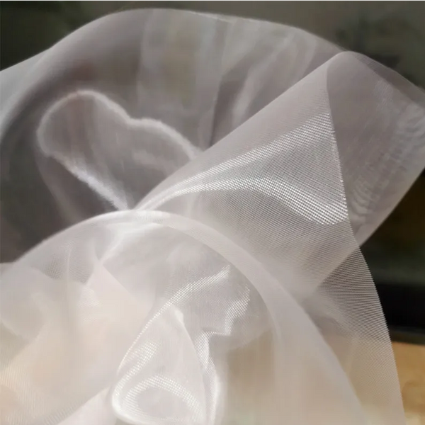 White Hard Tulle Fabric, Nylon Stiff Net, Corset Bra DIY Material