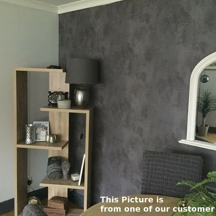 Vintage industrial wall covering in dark grey