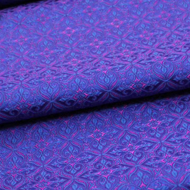Decorative damask fabric in Baroque design for curtains and cushions